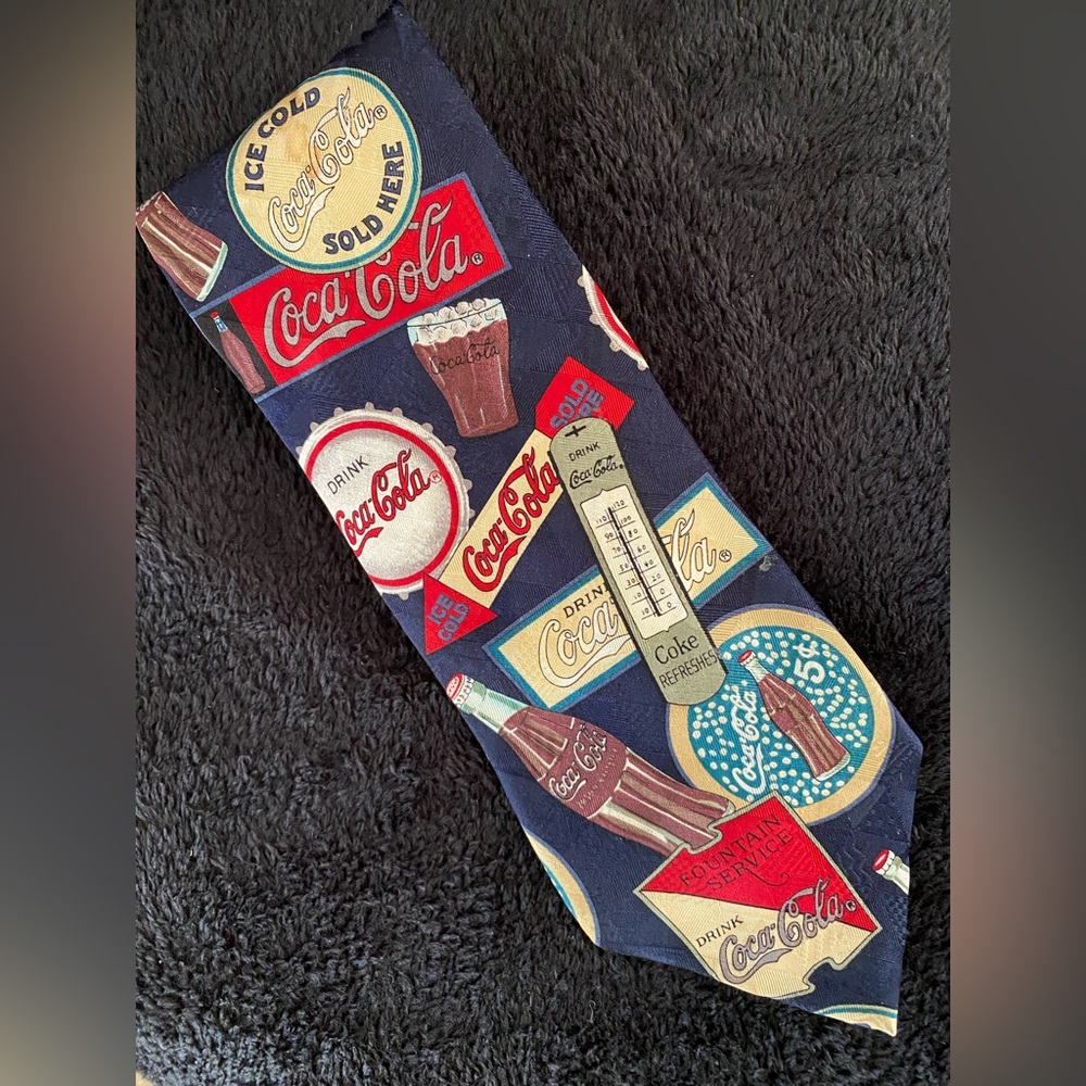Vintage Coca-Cola Silk Tie